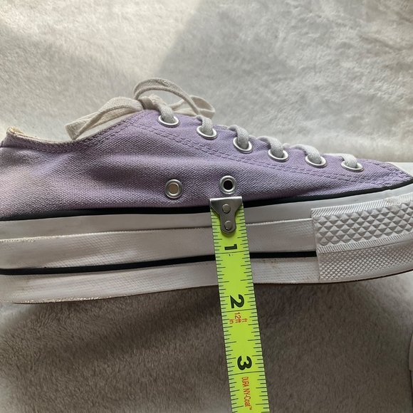 Converse Chuck Taylor All Star Ox Lift sneakers in washed Lilac size 7.5 women - Picture 5 of 11